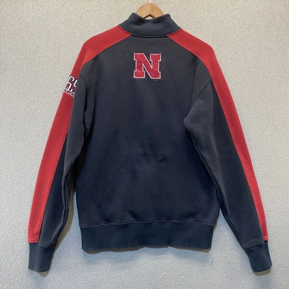 Vintage Nebraska Cornhuskers Jacket Pullover Champion Men's Small